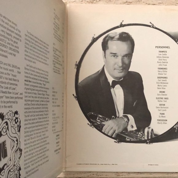 Lee Castle And Jimmy Dorsey Big Band Plays Beatles Bag! Double Vinyl Lp Set - Picture 3 of 9